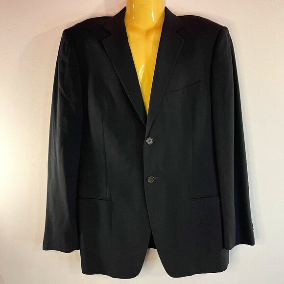 Giorgio Armani Men's Navy Blazer Jacket - Italian Size 50 / US Size M - Picture 1 of 7